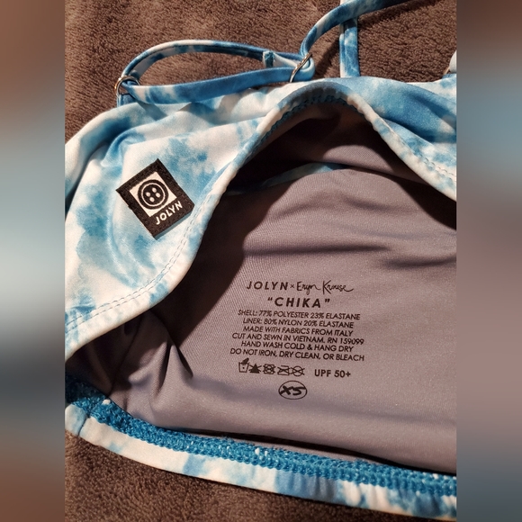 NWOT Jolyn X Eryn Krouse 'Chika' bandeau bikini top size XS, Okinawa - Picture 5 of 16